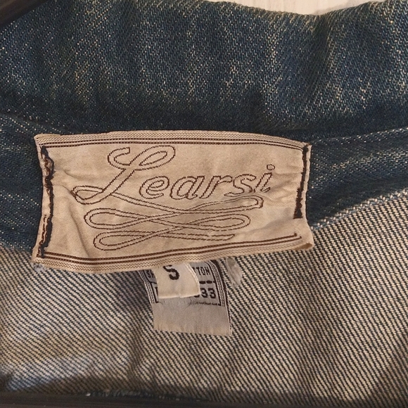 Denim Jacket with Native American Painting - Picture 4 of 7